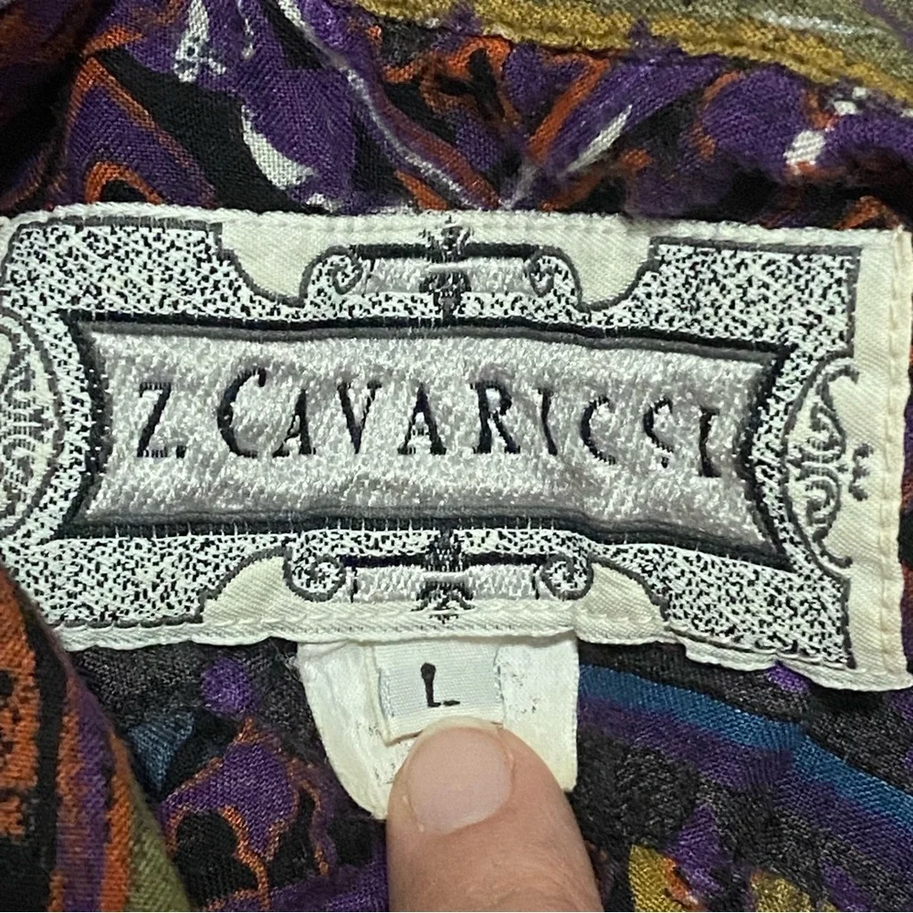 Vintage Z. Cavaricci short sleeve button down shirt - Picture 3 of 5